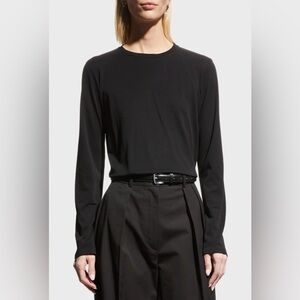 The Row Black Long Sleeve 100% Cotton Shirt XL